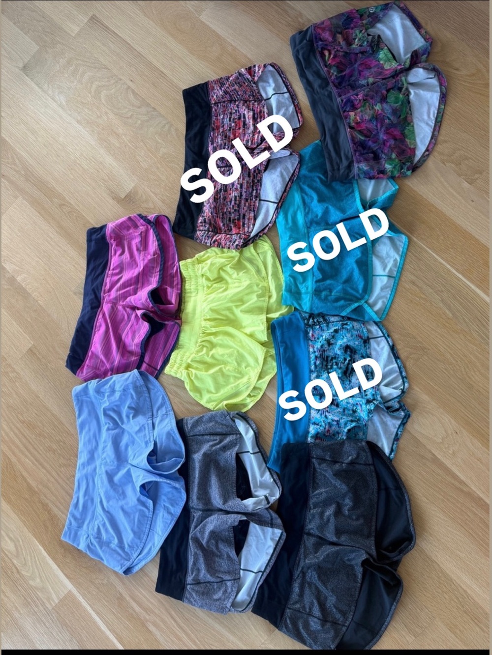 lululemon athletica women's athletic shorts - multi color pack